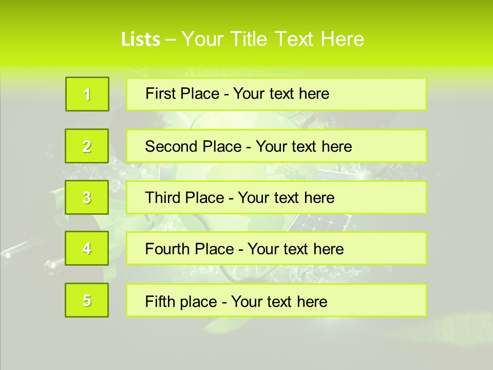 Himmel Umweltschutz Konzept PowerPoint Template