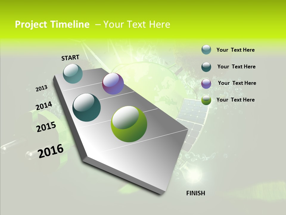 Himmel Umweltschutz Konzept PowerPoint Template