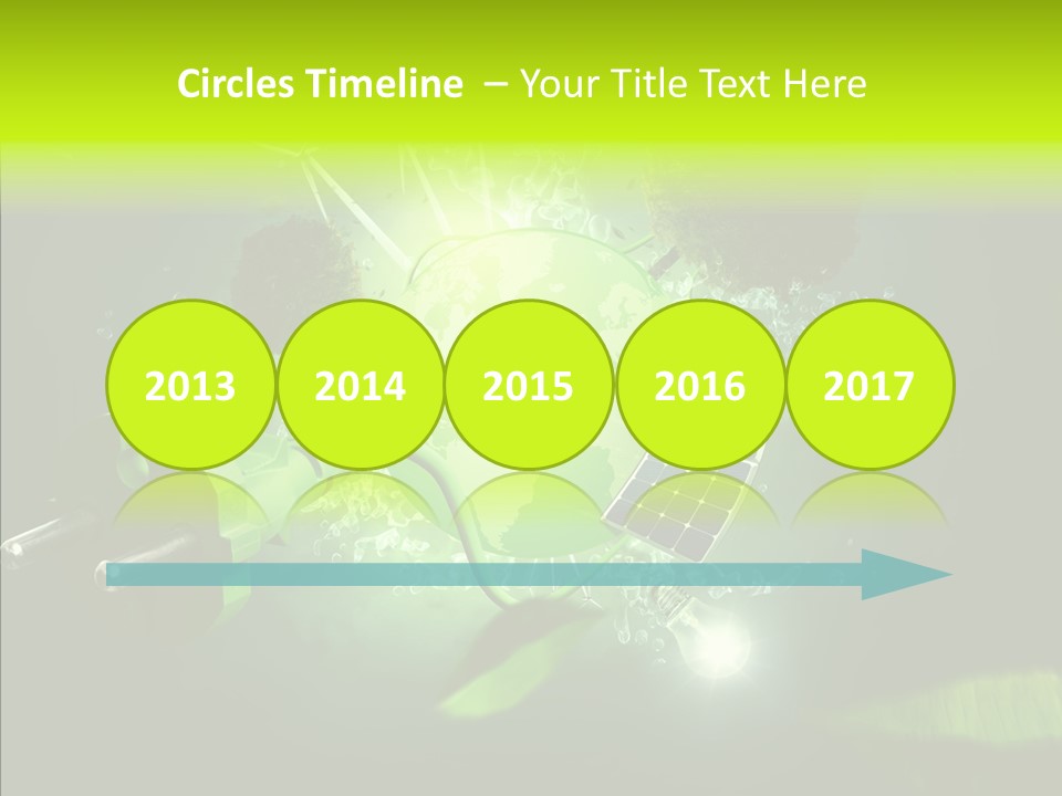 Himmel Umweltschutz Konzept PowerPoint Template