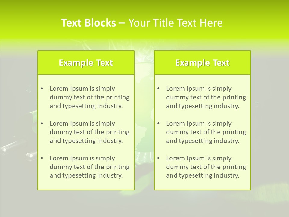 Himmel Umweltschutz Konzept PowerPoint Template