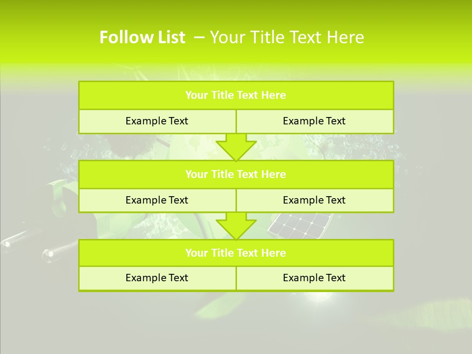 Himmel Umweltschutz Konzept PowerPoint Template