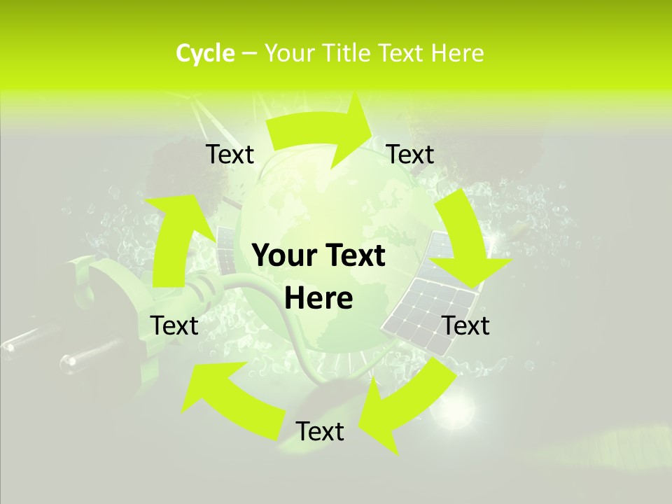 Himmel Umweltschutz Konzept PowerPoint Template