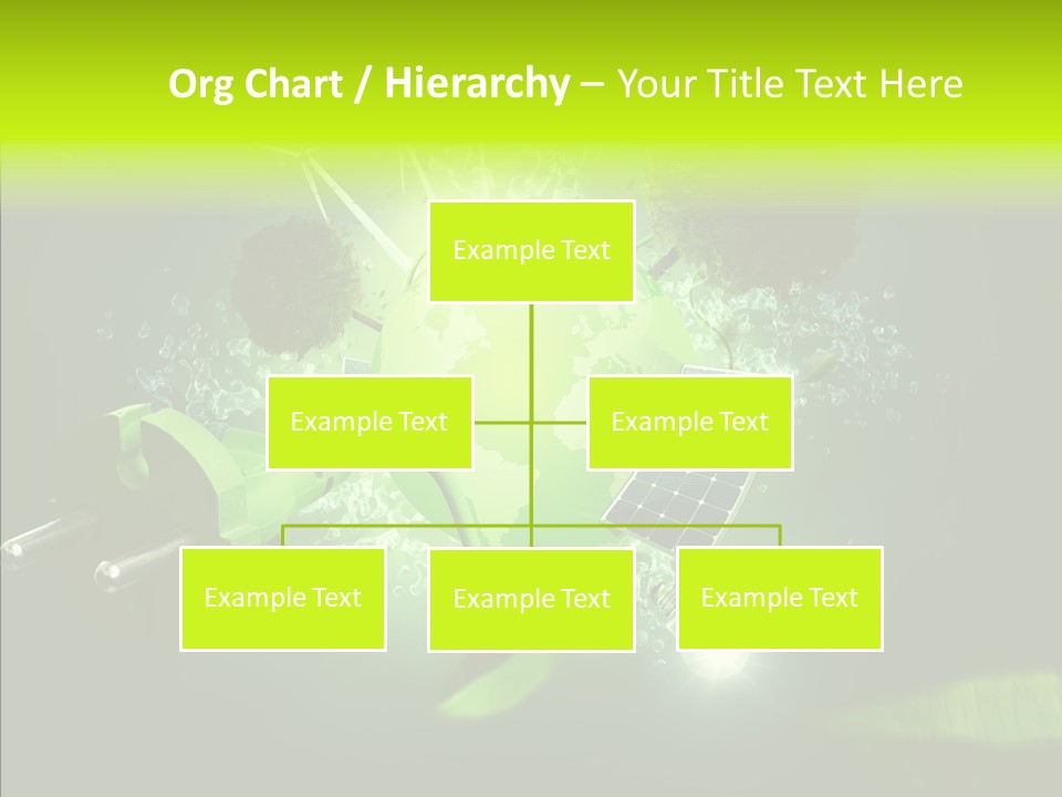 Himmel Umweltschutz Konzept PowerPoint Template