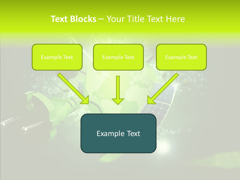 Himmel Umweltschutz Konzept PowerPoint Template