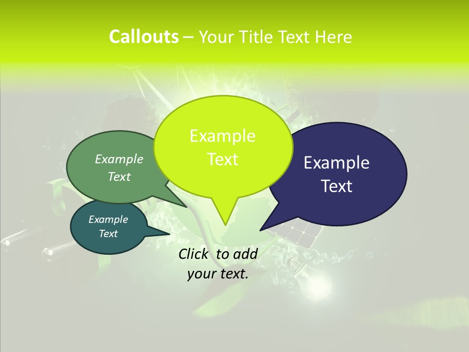 Himmel Umweltschutz Konzept PowerPoint Template