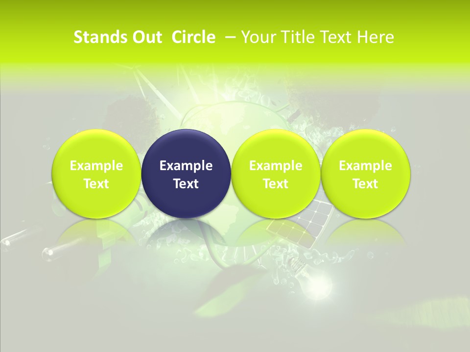 Himmel Umweltschutz Konzept PowerPoint Template