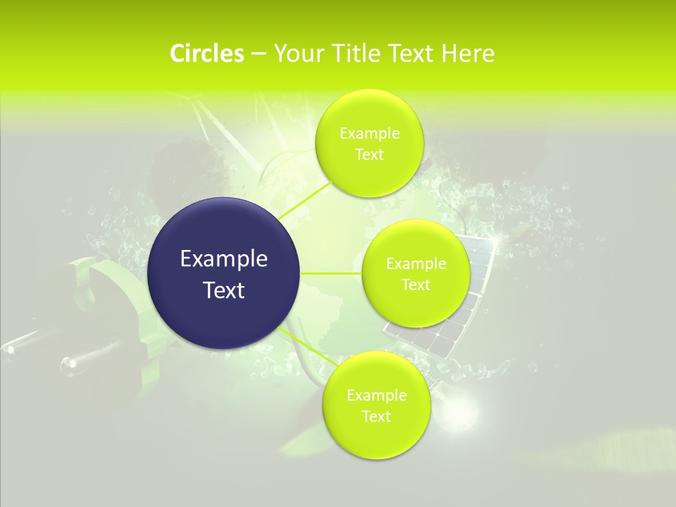 Himmel Umweltschutz Konzept PowerPoint Template