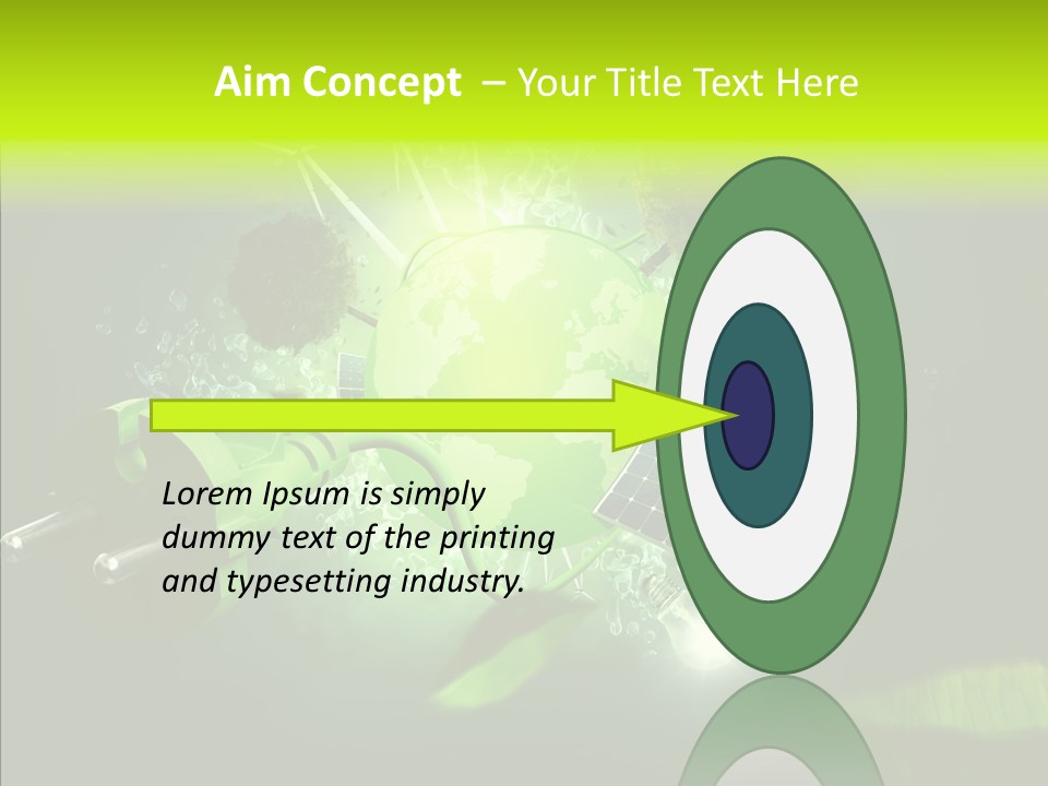 Himmel Umweltschutz Konzept PowerPoint Template