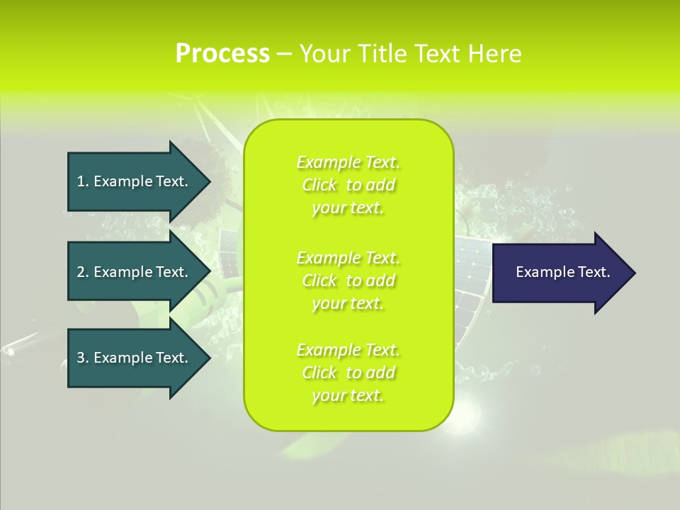 Himmel Umweltschutz Konzept PowerPoint Template