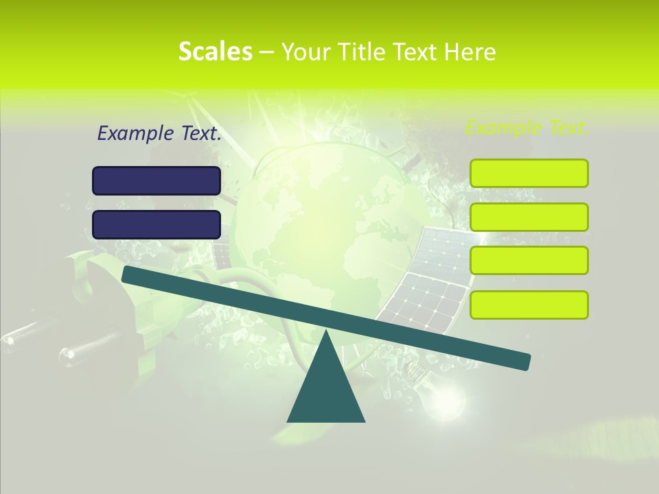 Himmel Umweltschutz Konzept PowerPoint Template