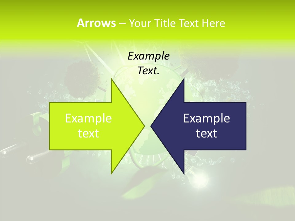 Himmel Umweltschutz Konzept PowerPoint Template