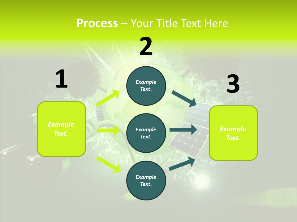 Himmel Umweltschutz Konzept PowerPoint Template