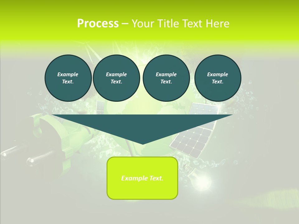 Himmel Umweltschutz Konzept PowerPoint Template
