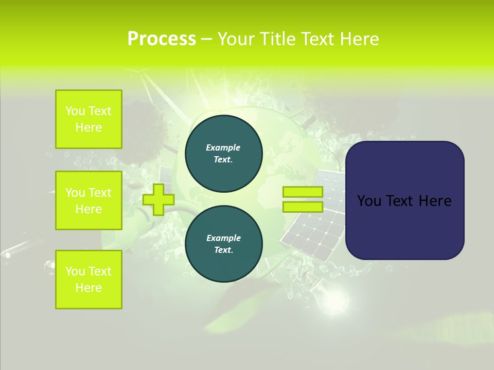 Himmel Umweltschutz Konzept PowerPoint Template