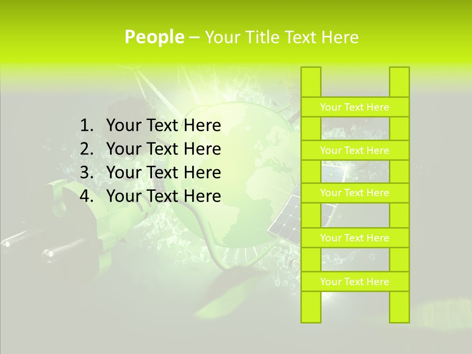 Himmel Umweltschutz Konzept PowerPoint Template