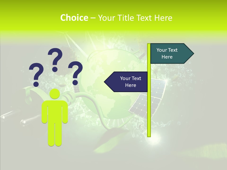 Himmel Umweltschutz Konzept PowerPoint Template