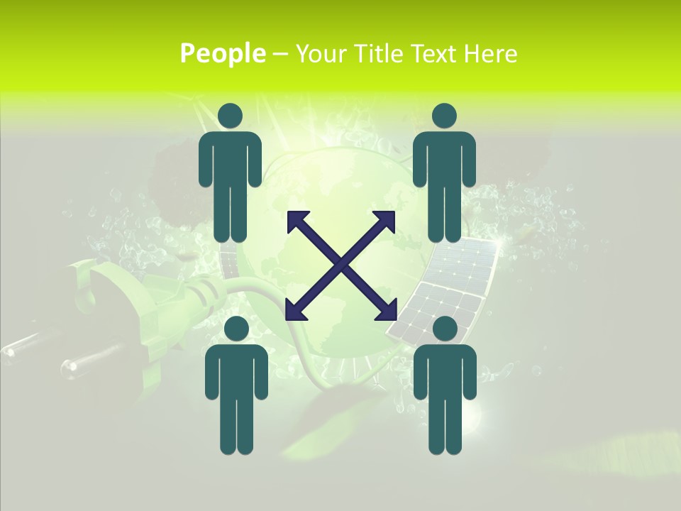 Himmel Umweltschutz Konzept PowerPoint Template