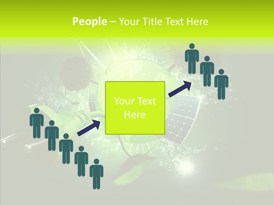 Himmel Umweltschutz Konzept PowerPoint Template