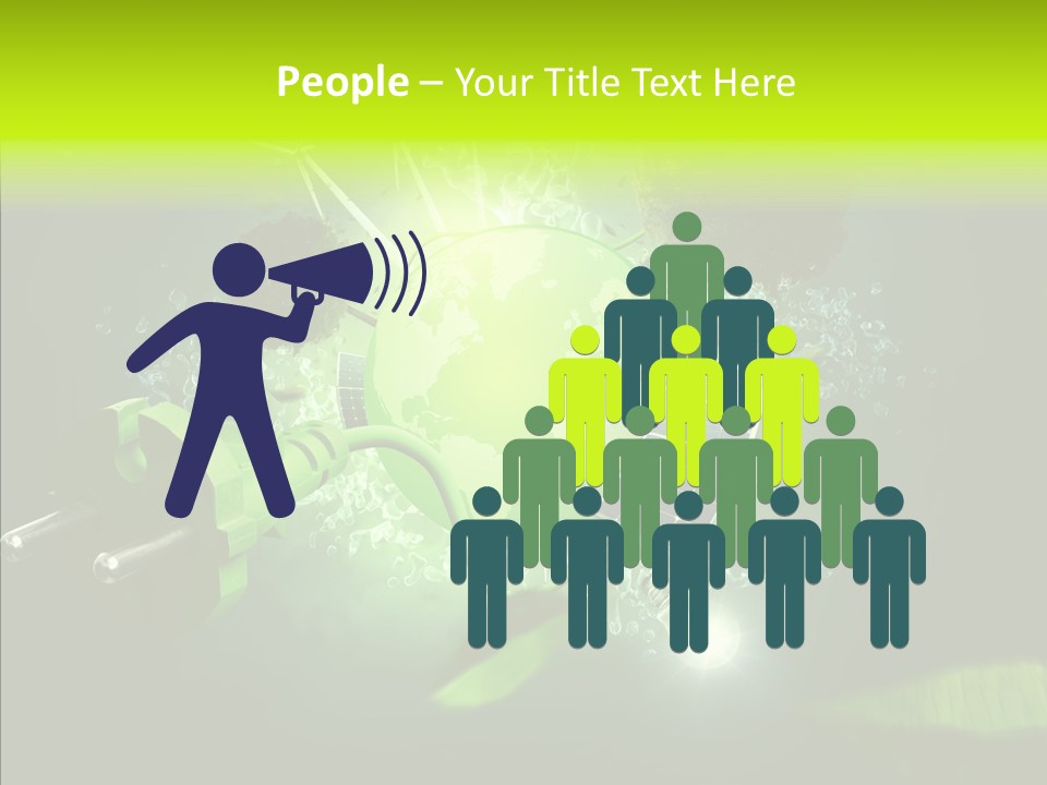 Himmel Umweltschutz Konzept PowerPoint Template