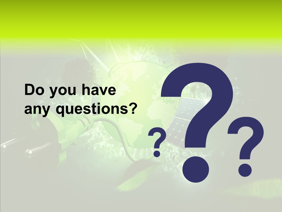 Himmel Umweltschutz Konzept PowerPoint Template