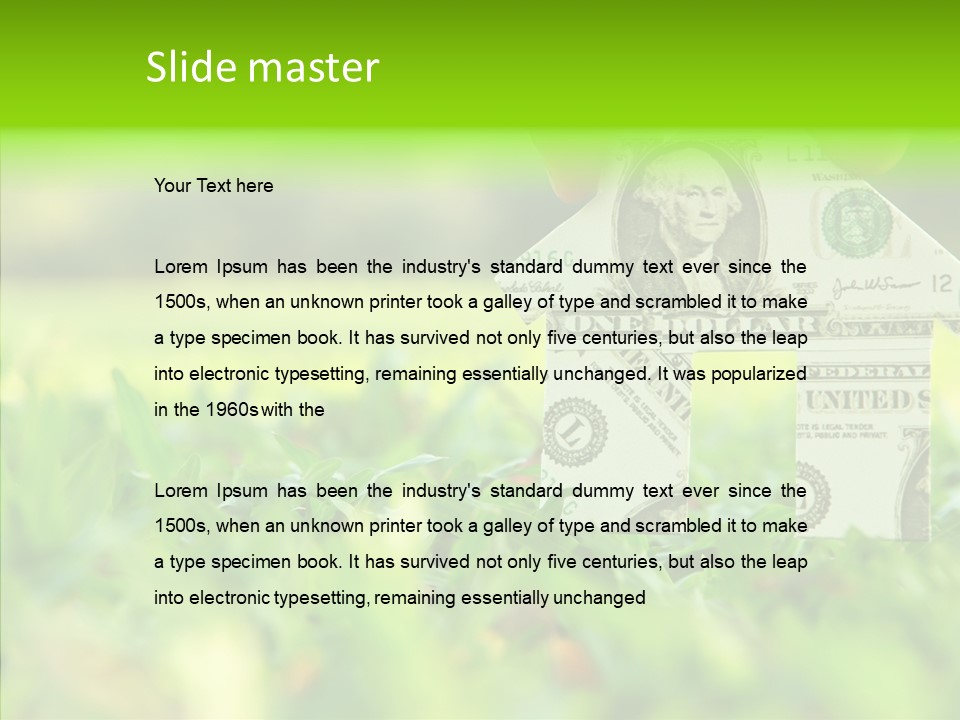 Architect Hand Holding Concept PowerPoint Template