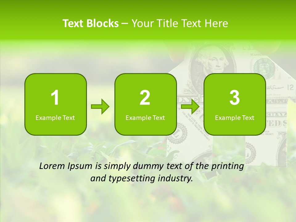 Architect Hand Holding Concept PowerPoint Template