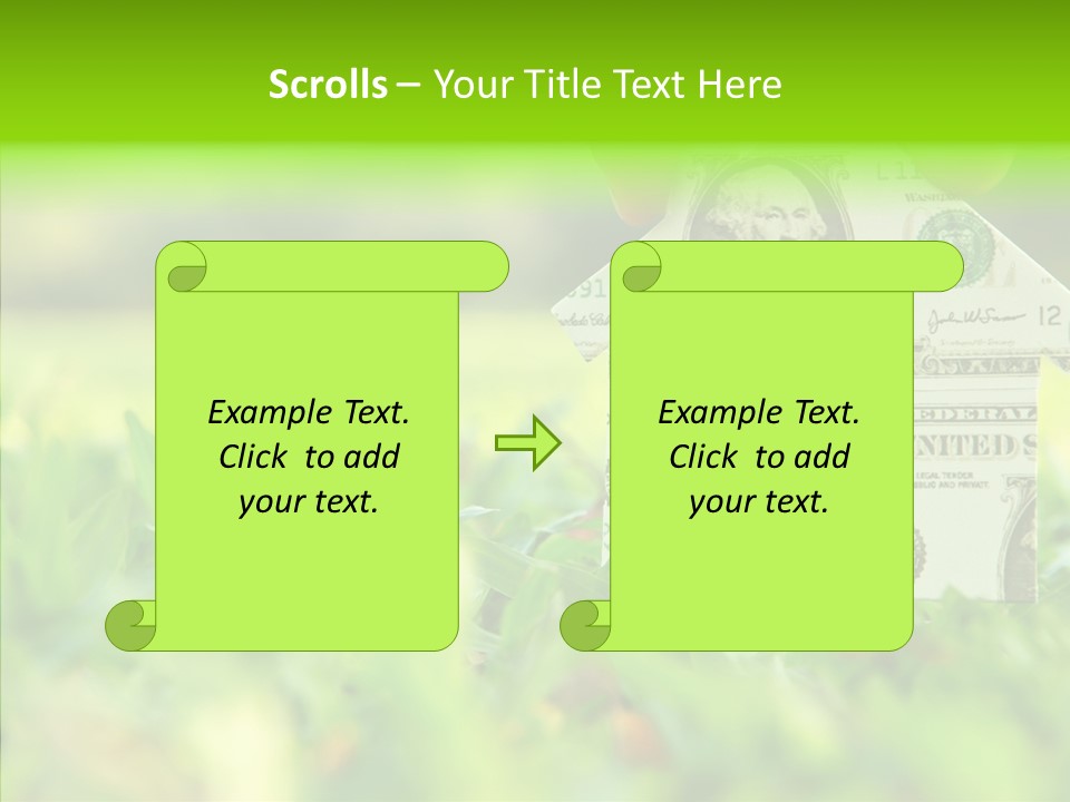 Architect Hand Holding Concept PowerPoint Template