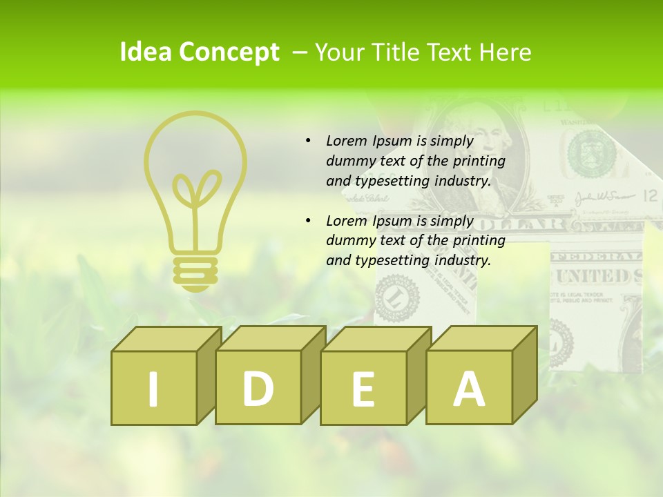 Architect Hand Holding Concept PowerPoint Template