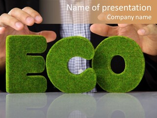 Environment Background Text PowerPoint Template