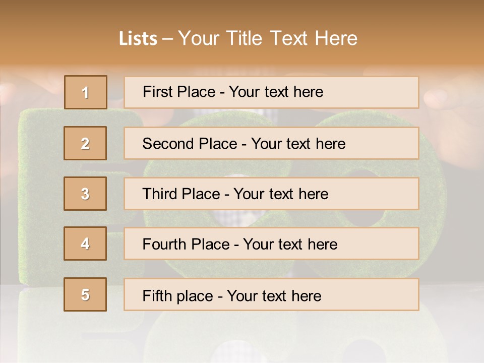 Environment Background Text PowerPoint Template