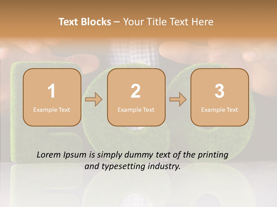 Environment Background Text PowerPoint Template