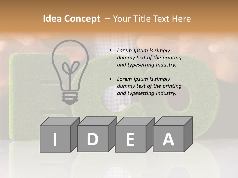Environment Background Text PowerPoint Template