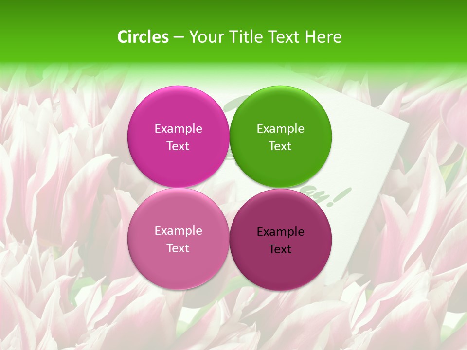 Petals Bouquet Wedding PowerPoint Template