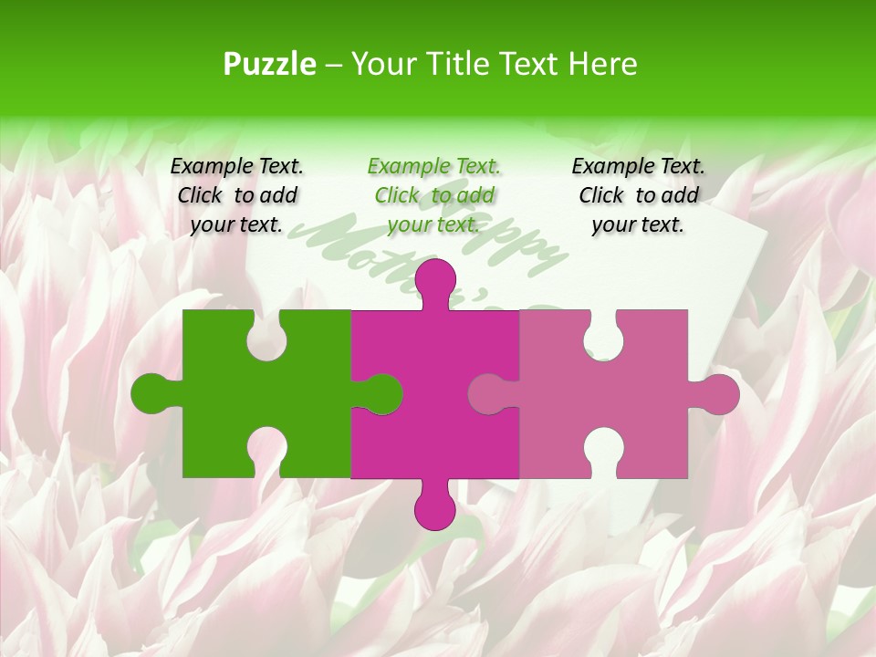 Petals Bouquet Wedding PowerPoint Template