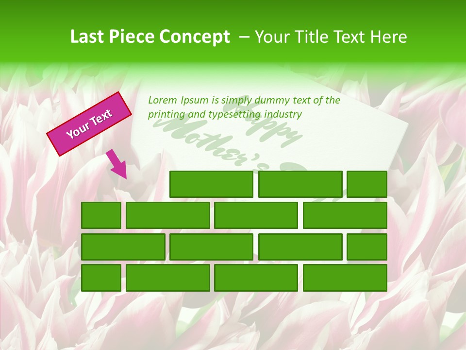 Petals Bouquet Wedding PowerPoint Template