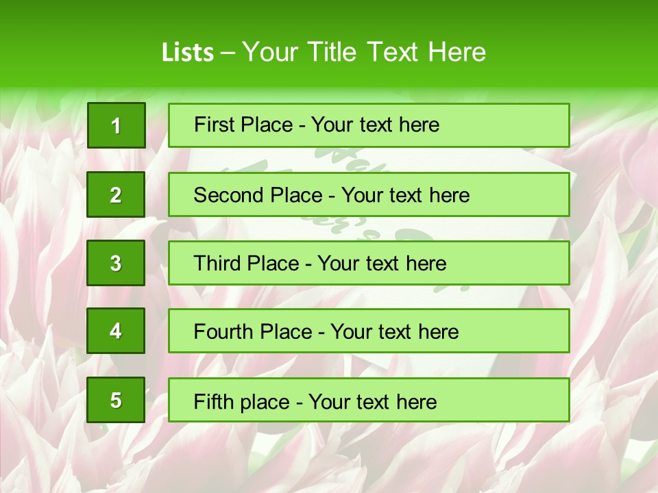 Petals Bouquet Wedding PowerPoint Template