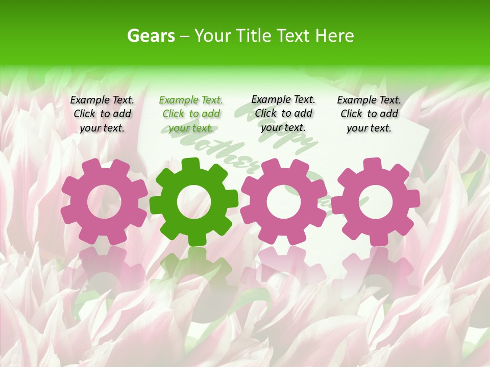 Petals Bouquet Wedding PowerPoint Template