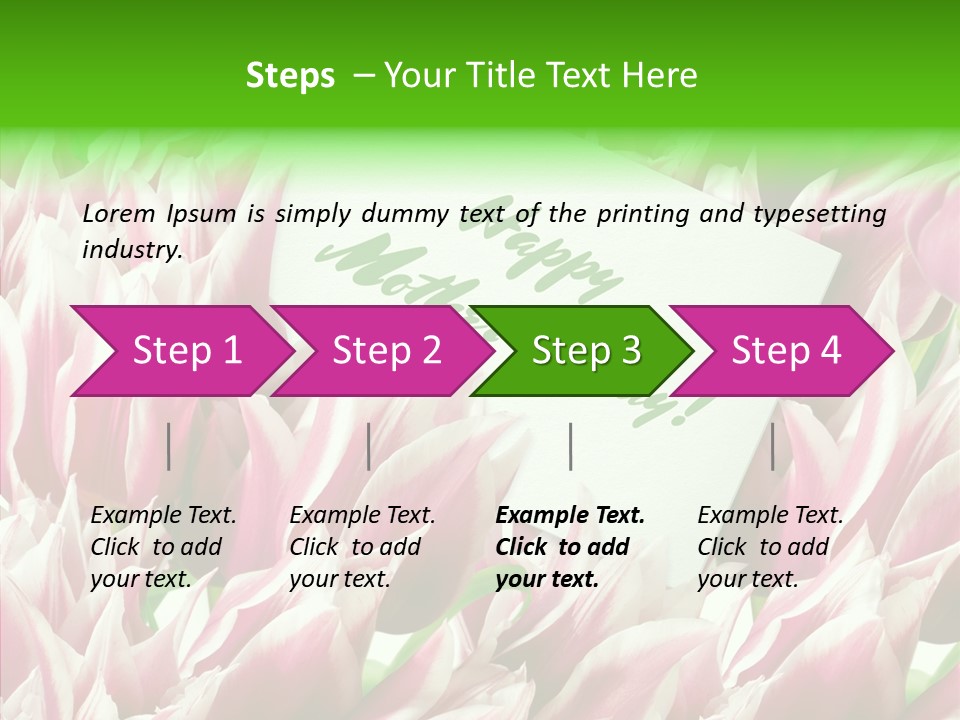 Petals Bouquet Wedding PowerPoint Template