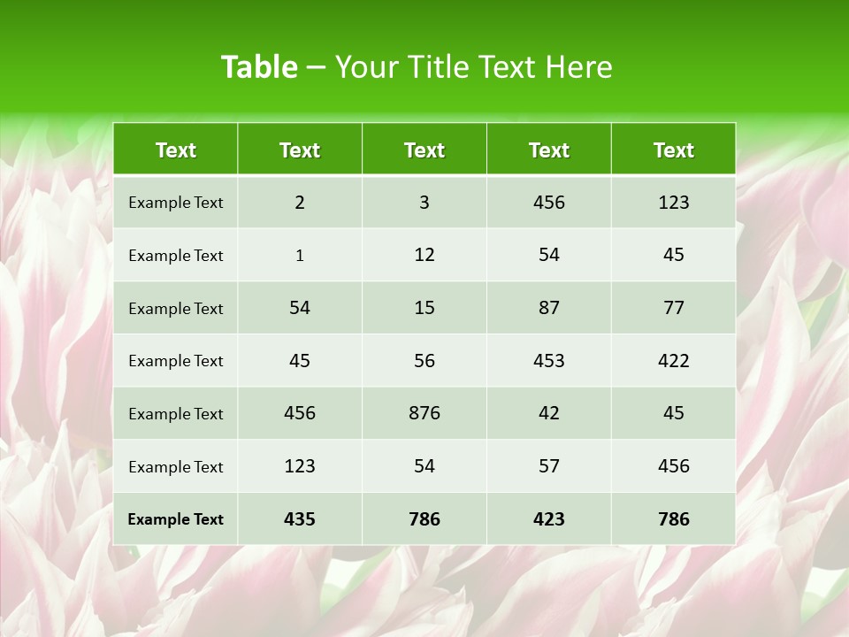 Petals Bouquet Wedding PowerPoint Template