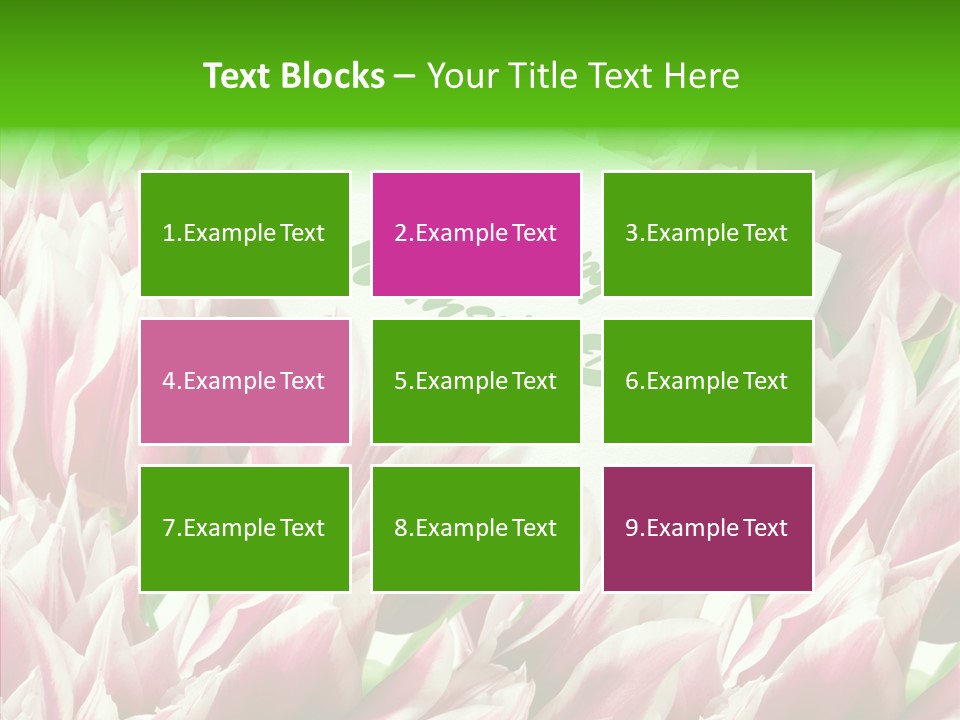 Petals Bouquet Wedding PowerPoint Template