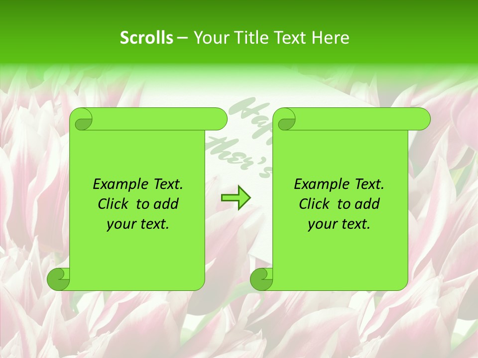 Petals Bouquet Wedding PowerPoint Template