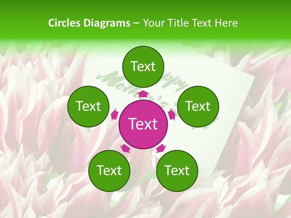 Petals Bouquet Wedding PowerPoint Template