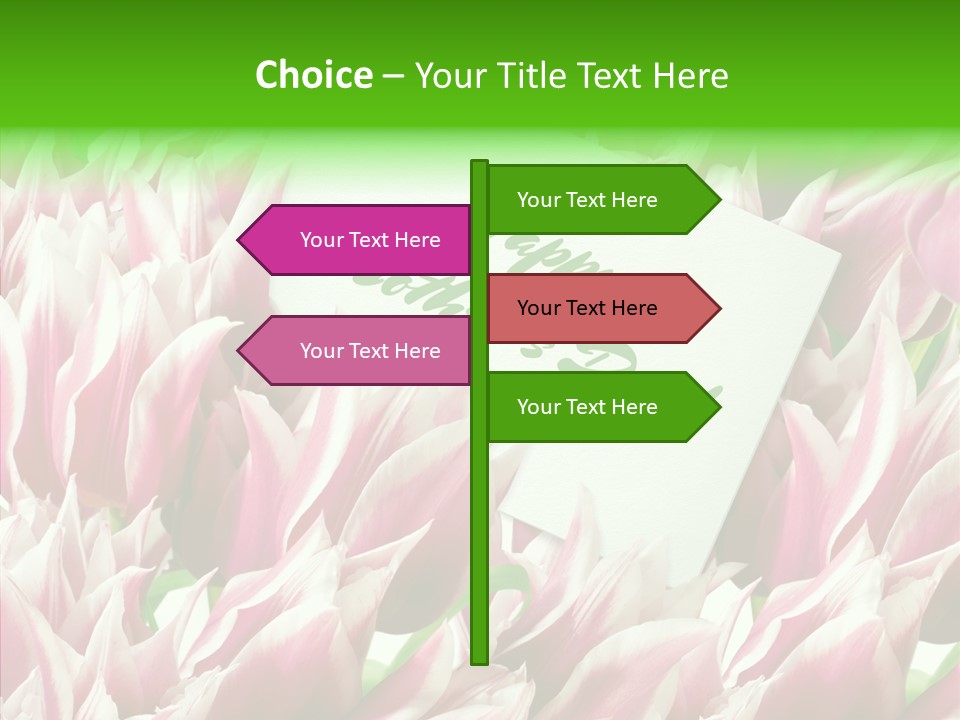 Petals Bouquet Wedding PowerPoint Template