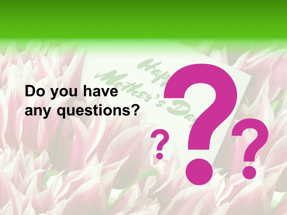 Petals Bouquet Wedding PowerPoint Template