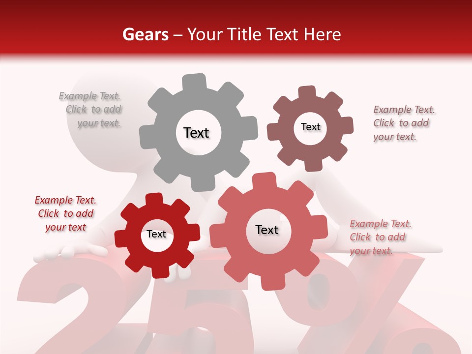 Cinco Caricatura Estad PowerPoint Template