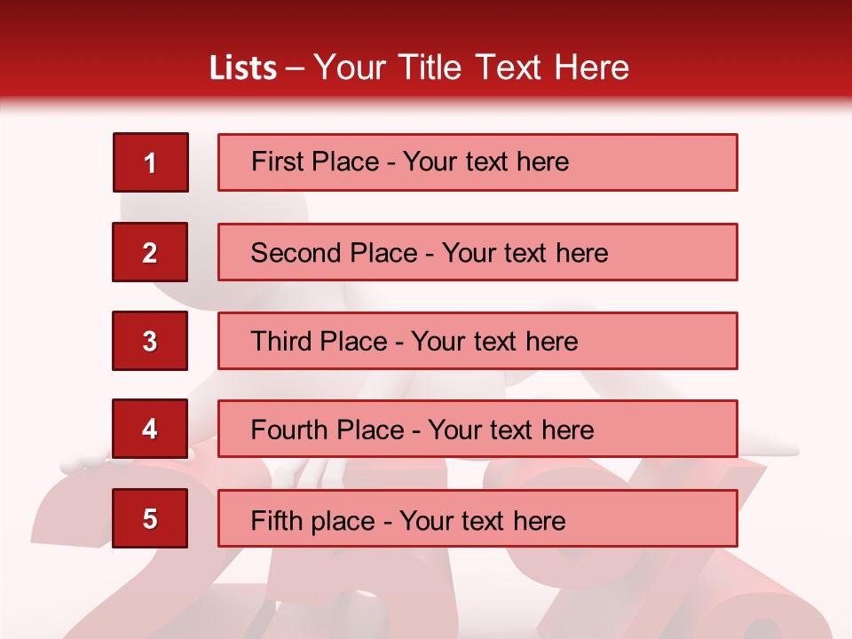 Cinco Caricatura Estad PowerPoint Template