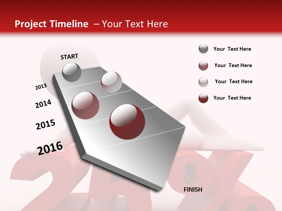 Cinco Caricatura Estad PowerPoint Template