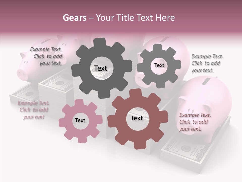 Economic Provident Graph PowerPoint Template