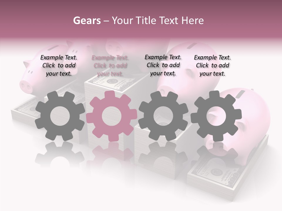 Economic Provident Graph PowerPoint Template