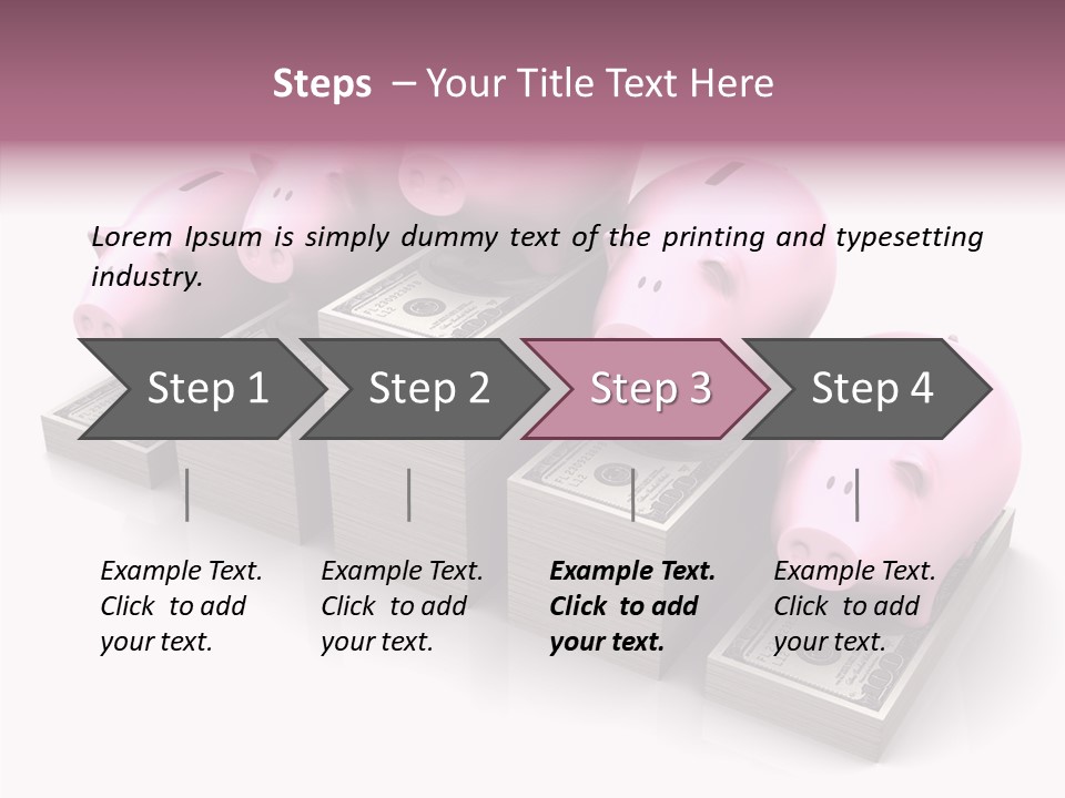 Economic Provident Graph PowerPoint Template